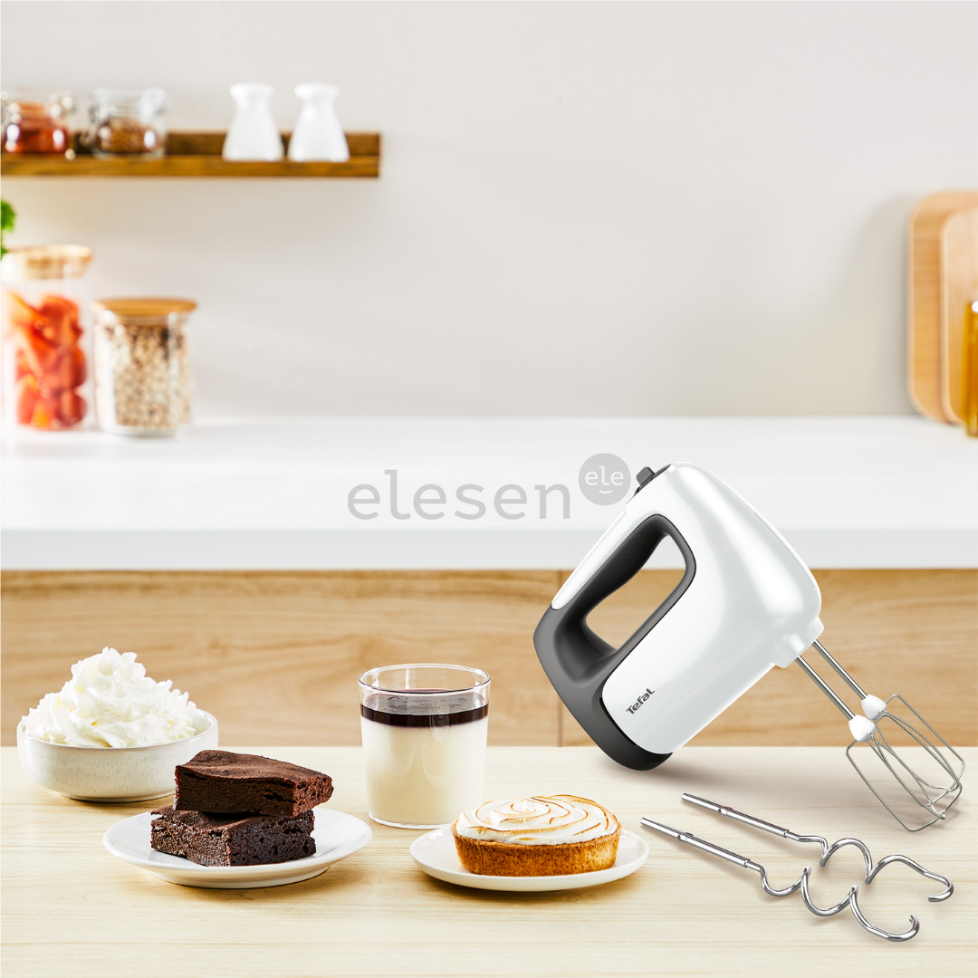Tefal Prep'Mix+, 500 W, white/grey - Hand mixer Item - HT461138
