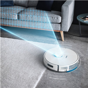 Tefal X-PLORER Serie 75 S+, baltas - Dulkių siurblys robotas