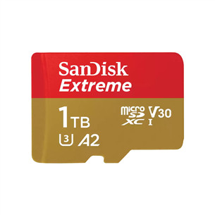 Atminties kortelė SanDisk Extreme microSDXC UHS-I CARD, 1 TB    Prekė-SDSQXAV-1T00-GN6MA SDSQXAV-1T00-GN6MA