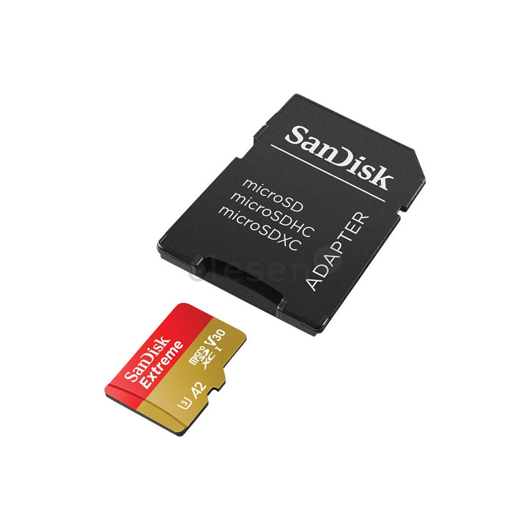 Atminties kortelė SanDisk Extreme microSDXC UHS-I CARD, 512 GB    Prekė-SDSQXAV-512G-GN6MA