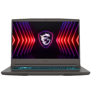 MSI Thin 15, 15,6'', FHD, 144 Hz, i7, 16 GB, 512 GB, RTX 3050, tamsiai pilkas - Nešiojamas kompiuterisNešiojamas kompiuteris Prekė-THIN15-B12UC-2049NL THIN15-B12UC-2049NL