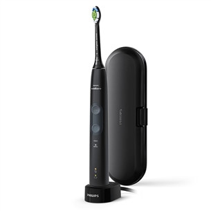 Philips Sonicare ProtectiveClean 4500, juodas - Elektrinis dantų šepetėlis