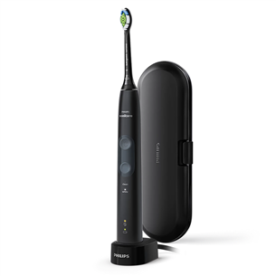 Elektrinis dantų šepetėlis  Philips Sonicare ProtectiveClean 4500, juodas    Prekė-HX6830/53 HX6830/53