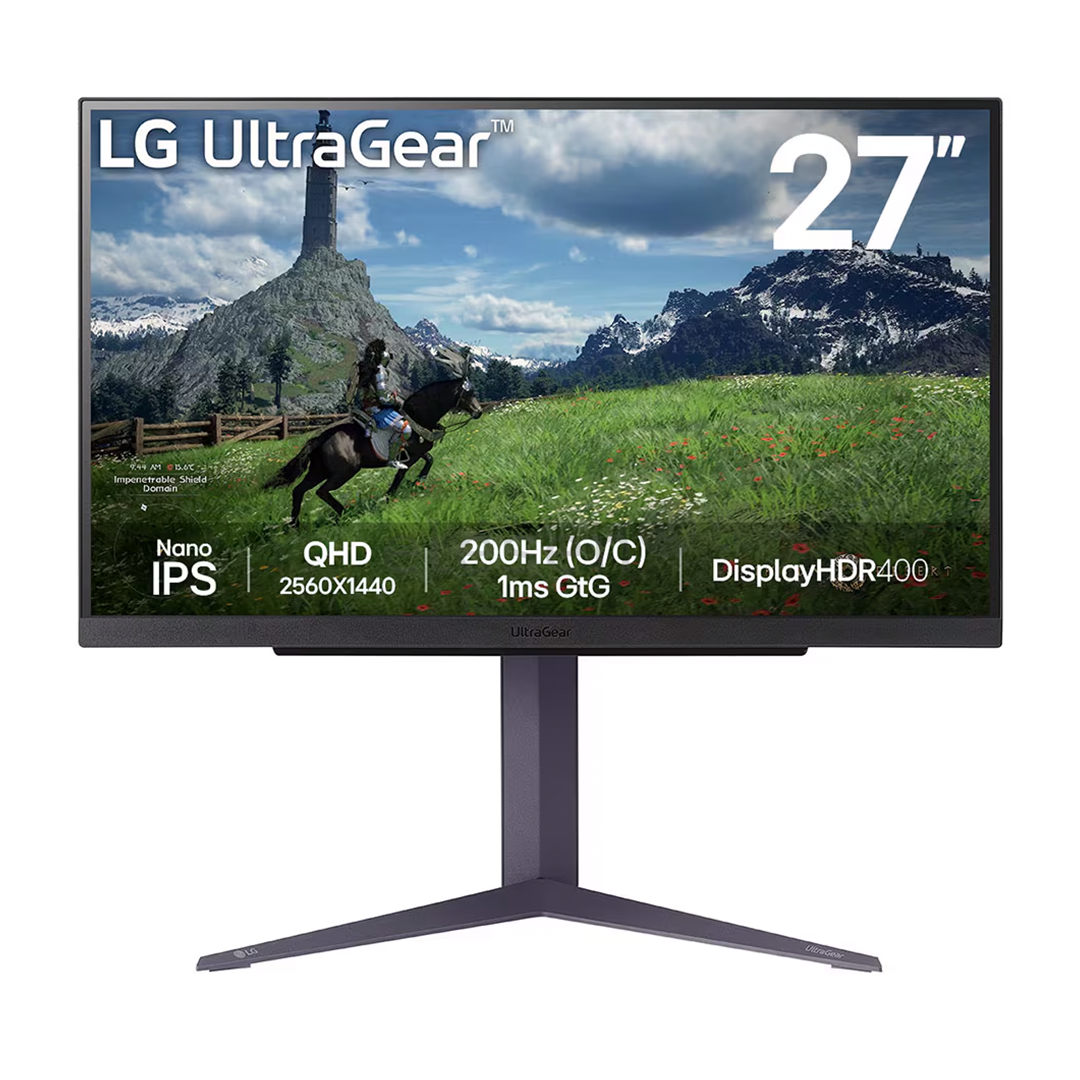 LG UltraGear 27GS85Q, 27'', Nano IPS, QHD, 180 Hz, black - Monitor