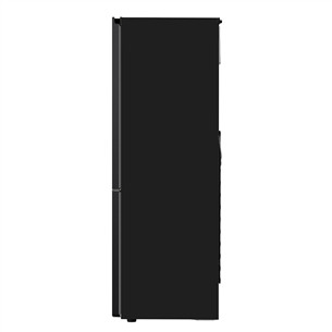 LG, No Frost, 344 L, aukštis 186 cm, juodas - Šaldytuvas