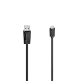 Hama Micro-USB Cable, 1,5 m, juodas - Laidas