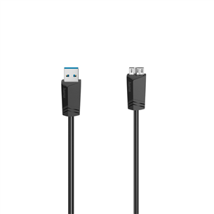 Hama Micro-USB Cable, 5 Gbit/s, 1,5 m, juodas - Laidas 00200627