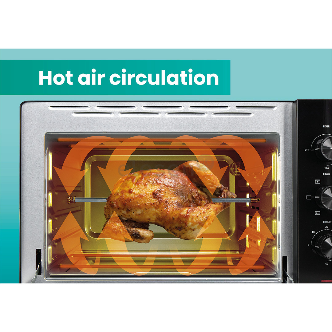 Hisense, 30 L, 1600 W, black - Mini oven