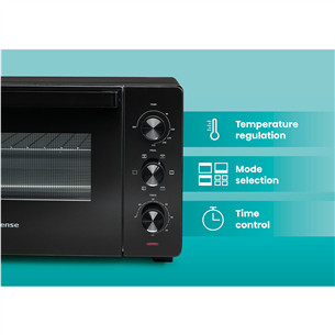 Hisense, 30 L, 1600 W, black - Mini oven