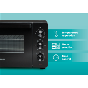 Hisense, 30 L, 1600 W, juoda - Mini orkaitė Prekė-HOM30M