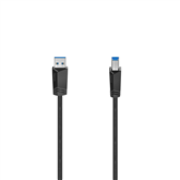 Hama USB-A / USB-B Cable, 5 Gbit/s, juodas - Laidas