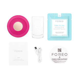 Odos priežiūros prietaisas Foreo UFO 2 mini, rožinis Prekė-UFO2MINIFUCHSIA