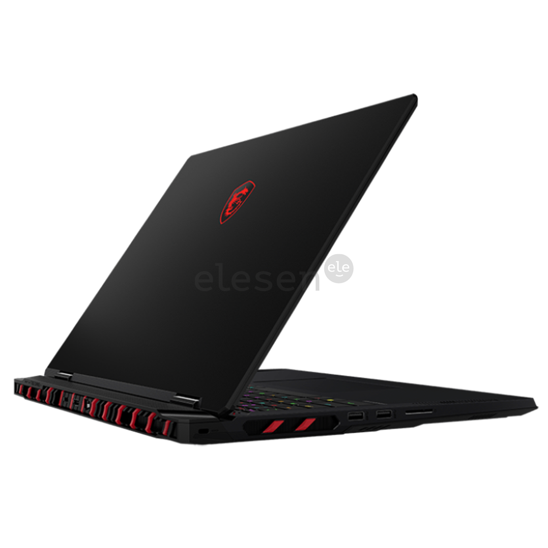 Nešiojamas kompiuteris MSI Raider 18 HX A14V 20th Anniversary Bundle, 18'', 120 Hz, UHD+, Mini LED, i9, 32 GB, 1 TB, RTX 4070, juodas  Prekė-RDR18HX-A14VGG-005NL