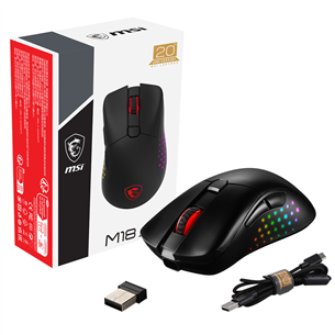 Nešiojamas kompiuteris MSI Raider 18 HX A14V 20th Anniversary Bundle, 18'', 120 Hz, UHD+, Mini LED, i9, 32 GB, 1 TB, RTX 4070, juodas  Prekė-RDR18HX-A14VGG-005NL