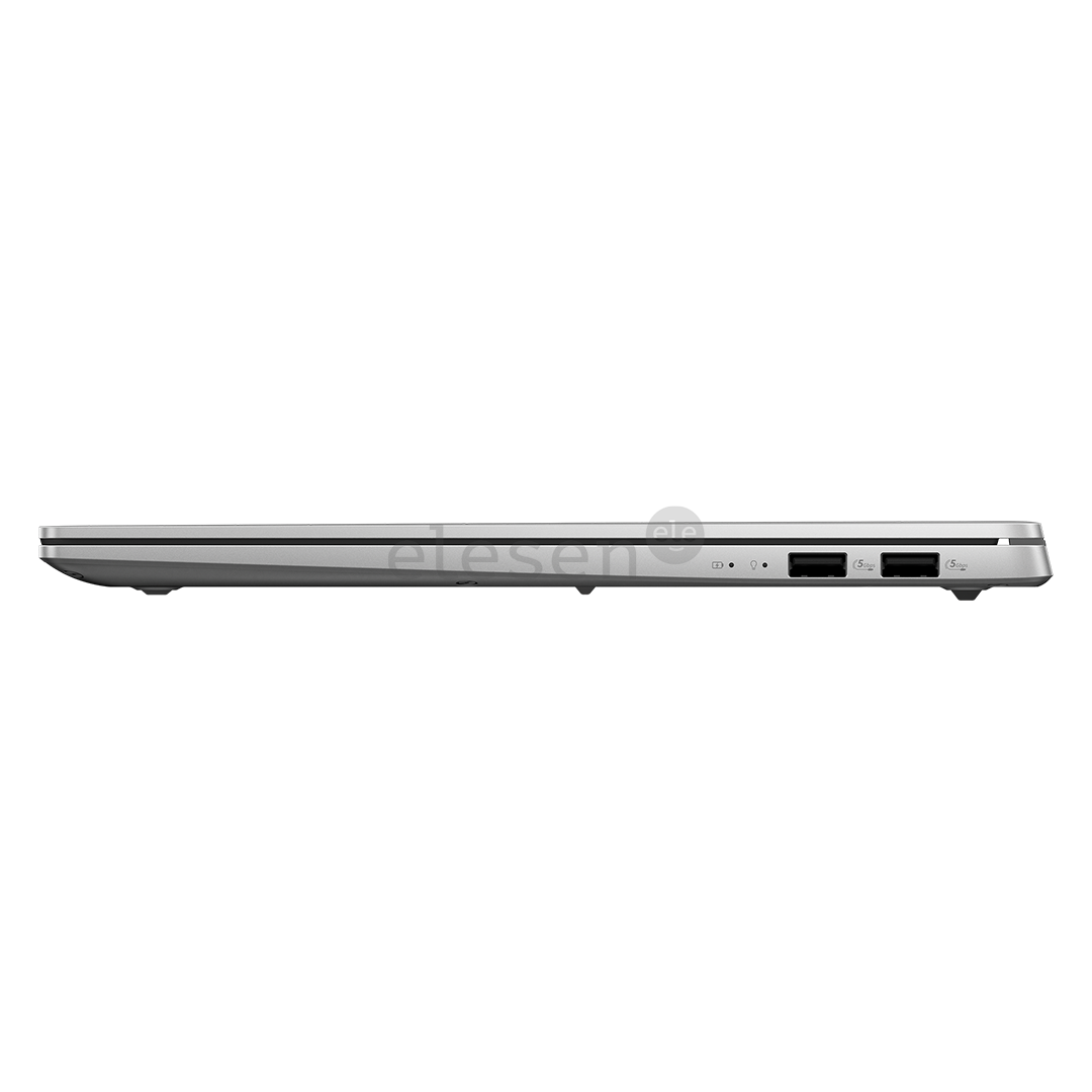 Nešiojamas kompiuteris Asus Vivobook S 15 OLED, 15,6'', 120 Hz, OLED, 3K, X Elite, 32 GB, 1 TB, Copilot+, sidabrinis    Prekė-S5507QA-MA001W