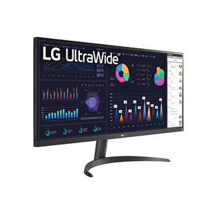 LG WQ500 UltraWide, 34'', 100 Hz, FHD, IPS, black - Monitor