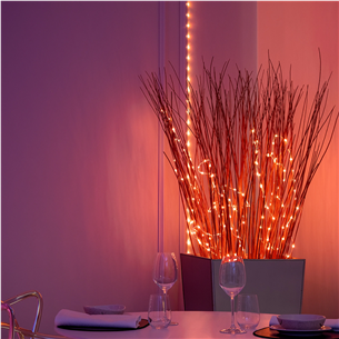 Twinkly Dots, 400 LED, IP20, 20 m, skaidri – Išmanioji lempučių girlianda Prekė-TWD400STP-TEU