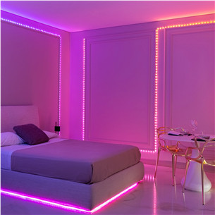 Twinkly Dots, 400 LED, IP20, 20 m, skaidri - Išmanioji lempučių girlianda