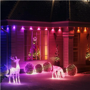 Twinkly Strings 750 (Multicolor edition), 750 LED, 60 m, IP44, juoda - Išmanioji girlianda