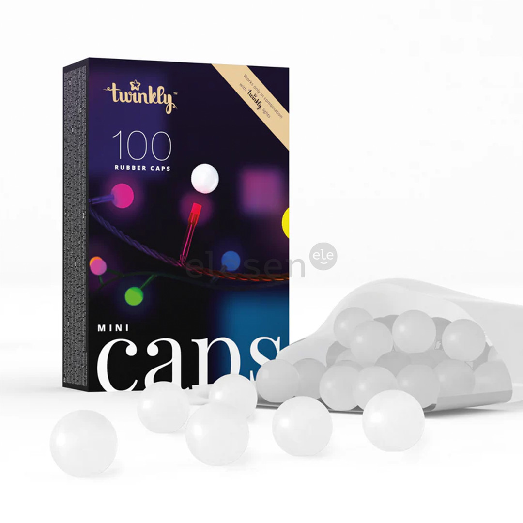 Twinkly MiniCaps, 100 vnt., balta - Girlianda