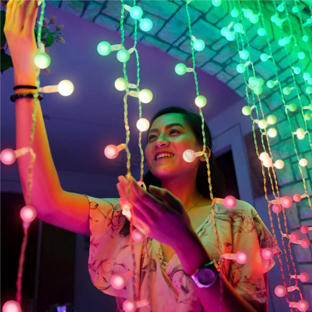 Twinkly MiniCaps, 100 vnt., balta - Girlianda