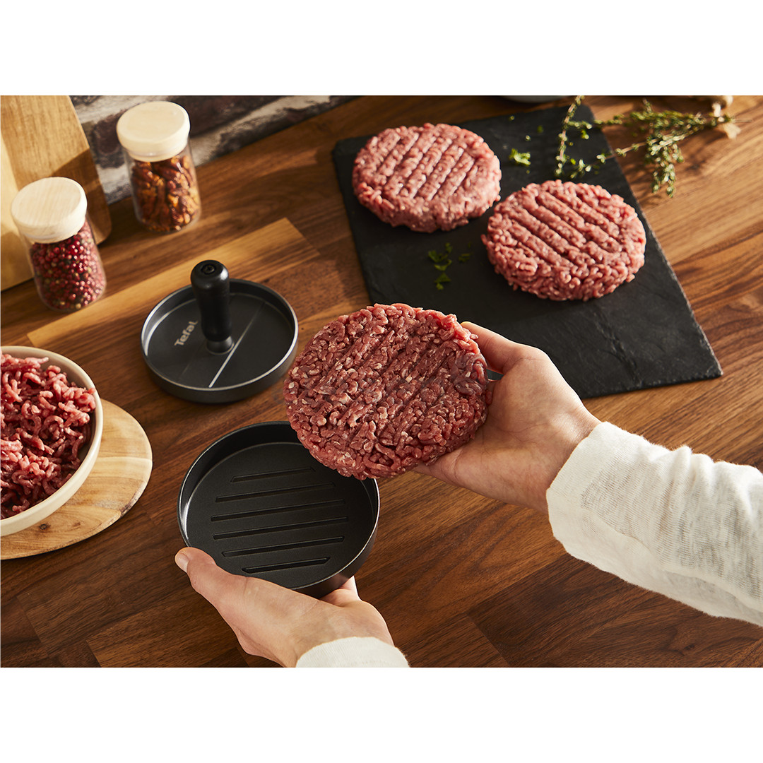 Tefal, black - Burger press