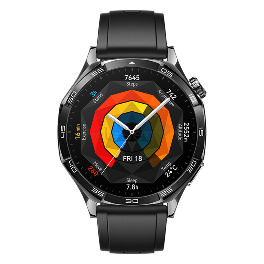 Huawei Watch GT 5, 46 mm, juodas - Išmanusis laikrodis