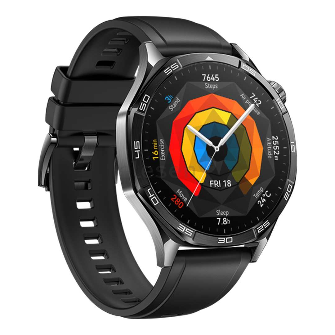 Huawei Watch GT 5, 46 mm, juodas - Išmanusis laikrodis