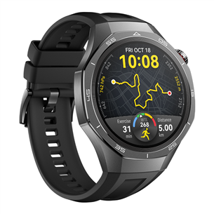 Išmanusis laikrodis Huawei Watch GT5 Pro, 46 ​​mm, juodas Prekė–55020DKD