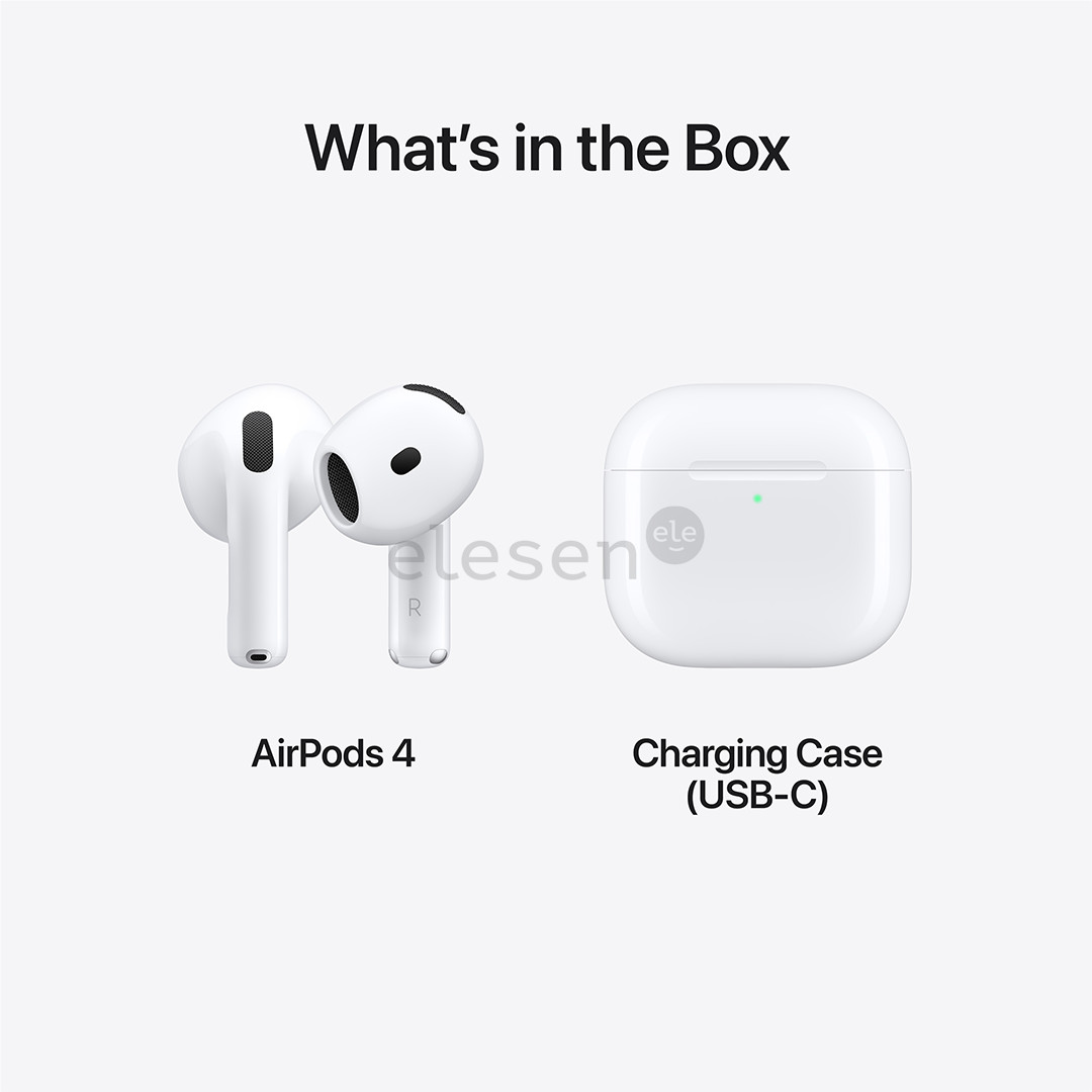 Apple Airpods 4 ANC, white - Wireless earphones