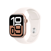 Išmanusis laikrodis Apple Watch Series 10 GPS, 42 mm, sport band, M/L, rose gold aluminium / blush Prekė-MWWJ3ET/A