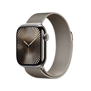 Išmanusis laikrodis Apple Watch Series 10 GPS + Cellular, 42 mm, Milanese loop, natural titanium / natural  Prekė-MWXF3ET/A MWXF3ET/A