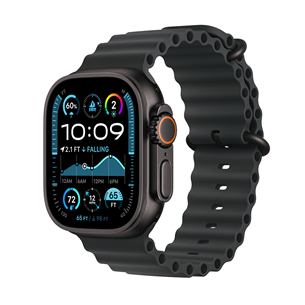 Išmanusis laikrodis Apple Watch Ultra 2, 49 mm, ocean band, black titanium / black Prekė-MX4P3EL/A MX4P3EL/A