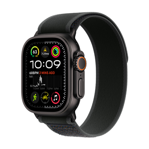 Išmanusis laikrodis Apple Watch Ultra 2, 49 mm, Trail Loop, M/L, black titanium / black  Prekė-MX4V3EL/A MX4V3EL/A