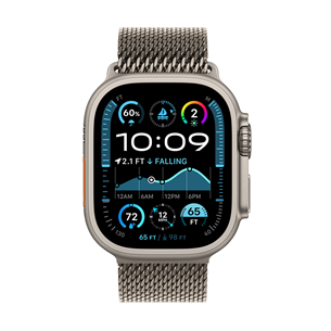Išmanusis laikrodis Apple Watch Ultra 2, 49 mm, Titanium Milanese Loop, Medium, natural   Prekė-MX5R3EL/A