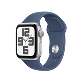 Išmanusis laikrodis Apple Watch SE, 40 mm, GPS, sport band, S/M, silver aluminium / denim Prekė-MXEC3ET/A