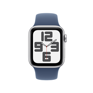 Išmanusis laikrodis Apple Watch SE, 40 mm, GPS, sport band, S/M, silver aluminium / denim  Prekė-MXEC3ET/A