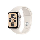 Išmanusis laikrodis Apple Watch SE, 40 mm, GPS, sport band, S/M, starlight aluminium / starlight Prekė-MXEF3ET/A