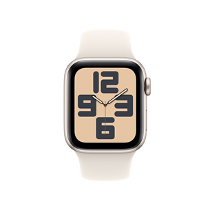 Išmanusis laikrodis Apple Watch SE, 40 mm, GPS, sport band, S/M, starlight aluminium / starlight  Prekė-MXEF3ET/A