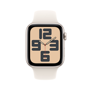 Išmanusis laikrodis Apple Watch SE, 44 mm, GPS, sport band, M/L, starlight aluminium / starlight  Prekyba-MXEV3ET/A