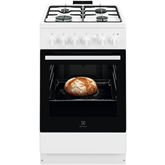 Electrolux, 59 L, plotis 50 cm, balta - Viryklė
