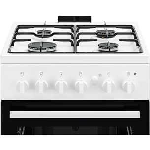 Electrolux, 59 L, plotis 50 cm, balta - Viryklė