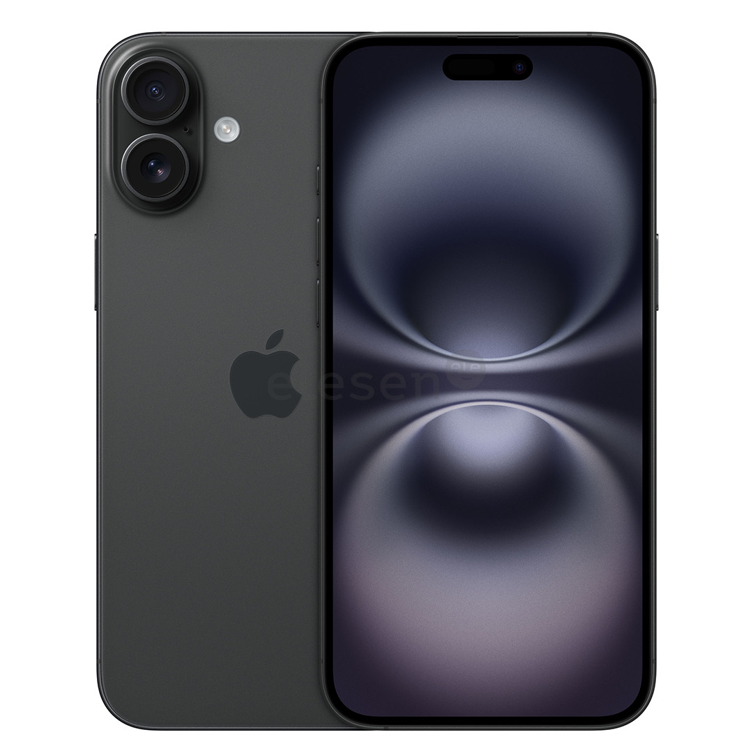 Apple iPhone 16 Plus, 128 GB, juodas - Išmanusis telefonas