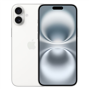 Apple iPhone 16 Plus, 128 GB, baltas - Išmanusis telefonas MXVV3HX/A