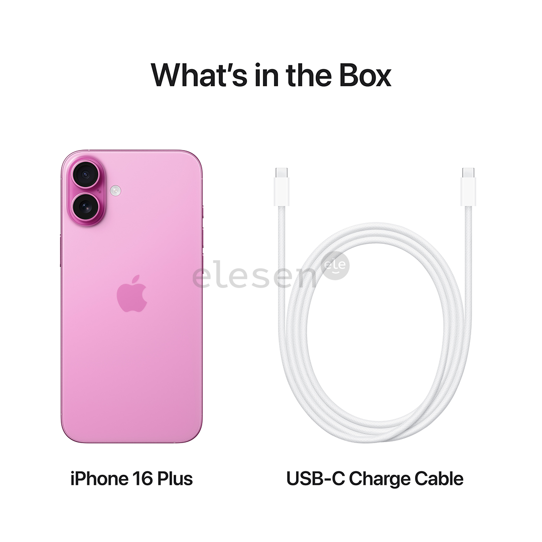 Apple iPhone 16 Plus, 256 GB, rožinis - Išmanusis telefonas