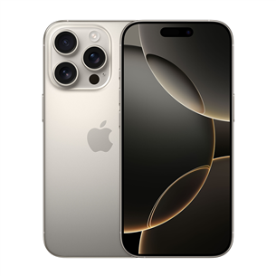 Išmanusis telefonas Apple iPhone 16 Pro, 1 TB, natural titanium   Prekė-MYNX3HX/A MYNX3HX/A