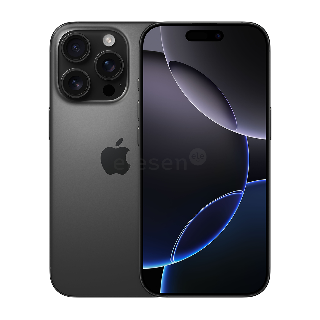 Išmanusis telefonas Apple iPhone 16 Pro, 256 GB, black titanium   Prekė-MYNH3HX/A