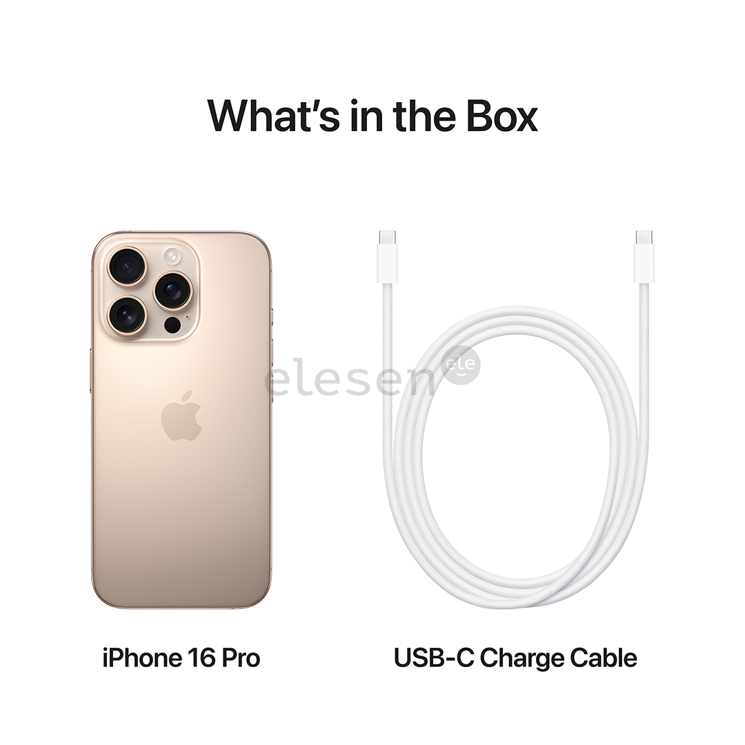 Apple iPhone 16 Pro, 256 GB, desert titanium - Smartphone