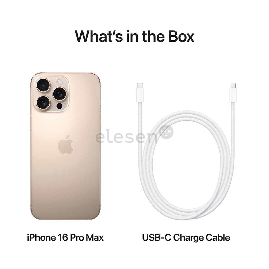 Apple iPhone 16 Pro Max, 1 ТБ, бежевый - Смартфон