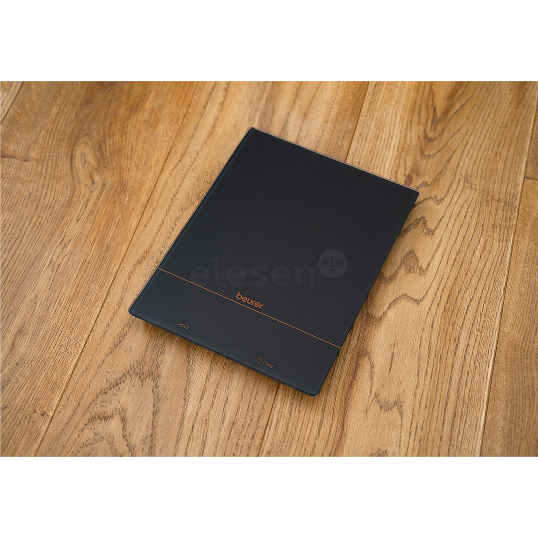 Beurer, Limited Edition, juodos - Virtuvinės svarstyklės